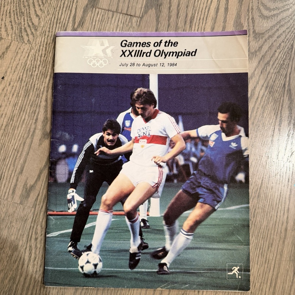 1984‎ Olympic Soccer Program - Stanford Stadium - US Vs Costa Rica
